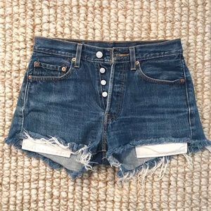 Vintage Levi Strauss High-Waisted Cutoffs